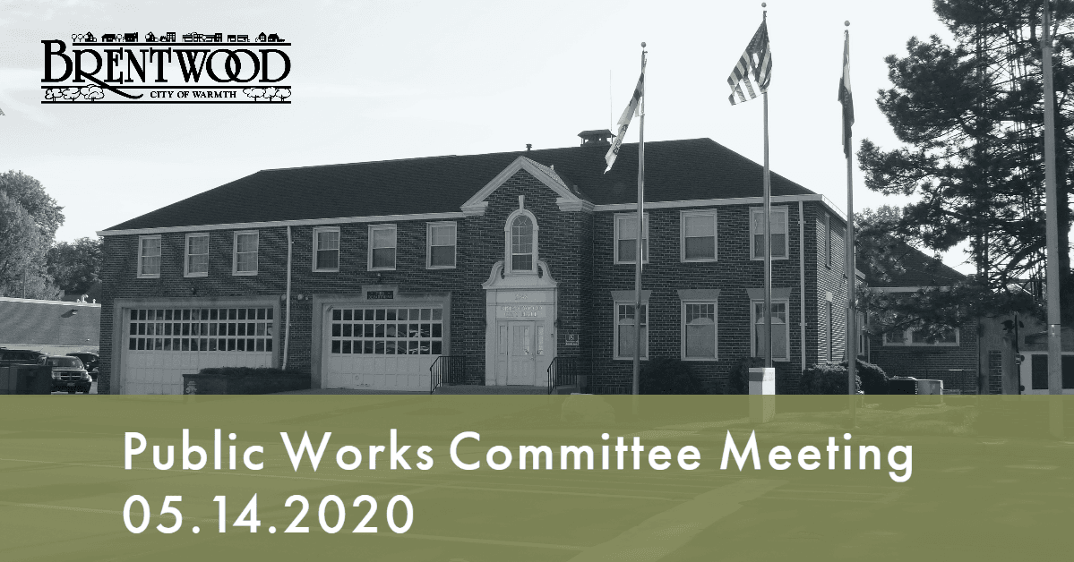 Public Works Meeting 5.14.2020