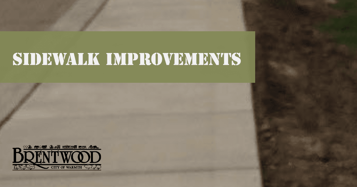 Sidewalk Improvements