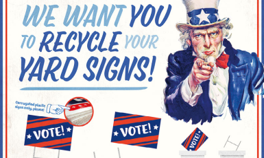 Yard Sign Recycling