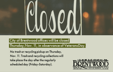 Veterans Day Closure 2021