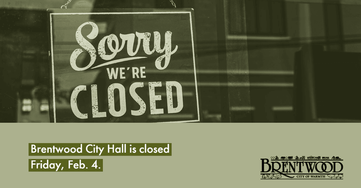 City Hall Closed 2.4.2022