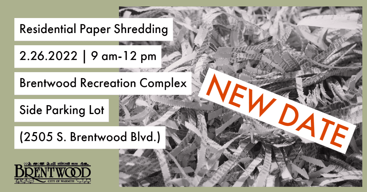 Community Shred Day 2.26.22