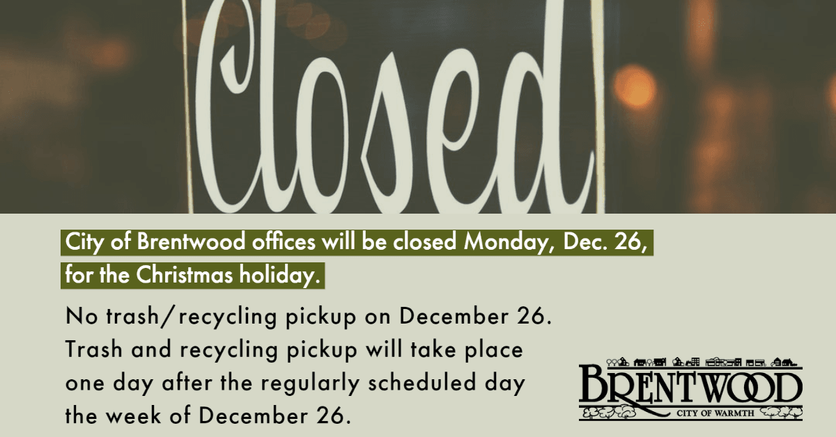 Closed Christmas 2022