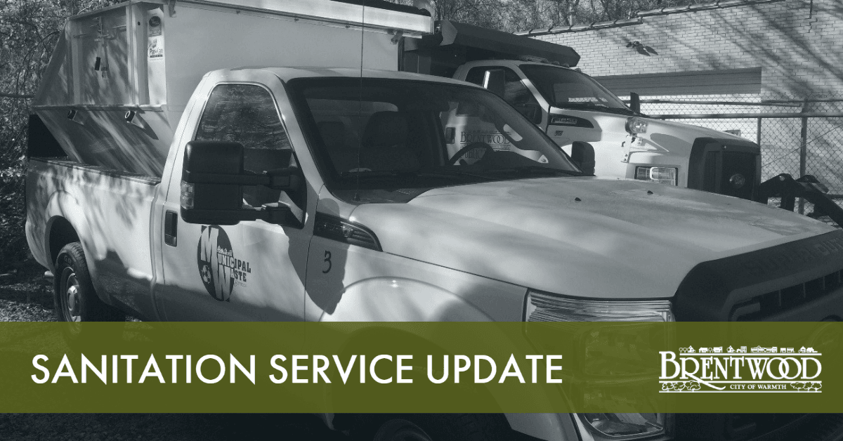 Public Works Sanitation Update