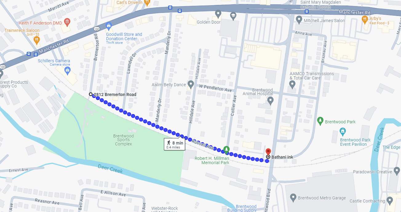 Russell Ave. Parking - Bremerton Rd. to Brentwood Blvd.